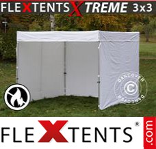 Reklamtält Xtreme Exhibition med sidoväggar, 3x3m, Vit,...